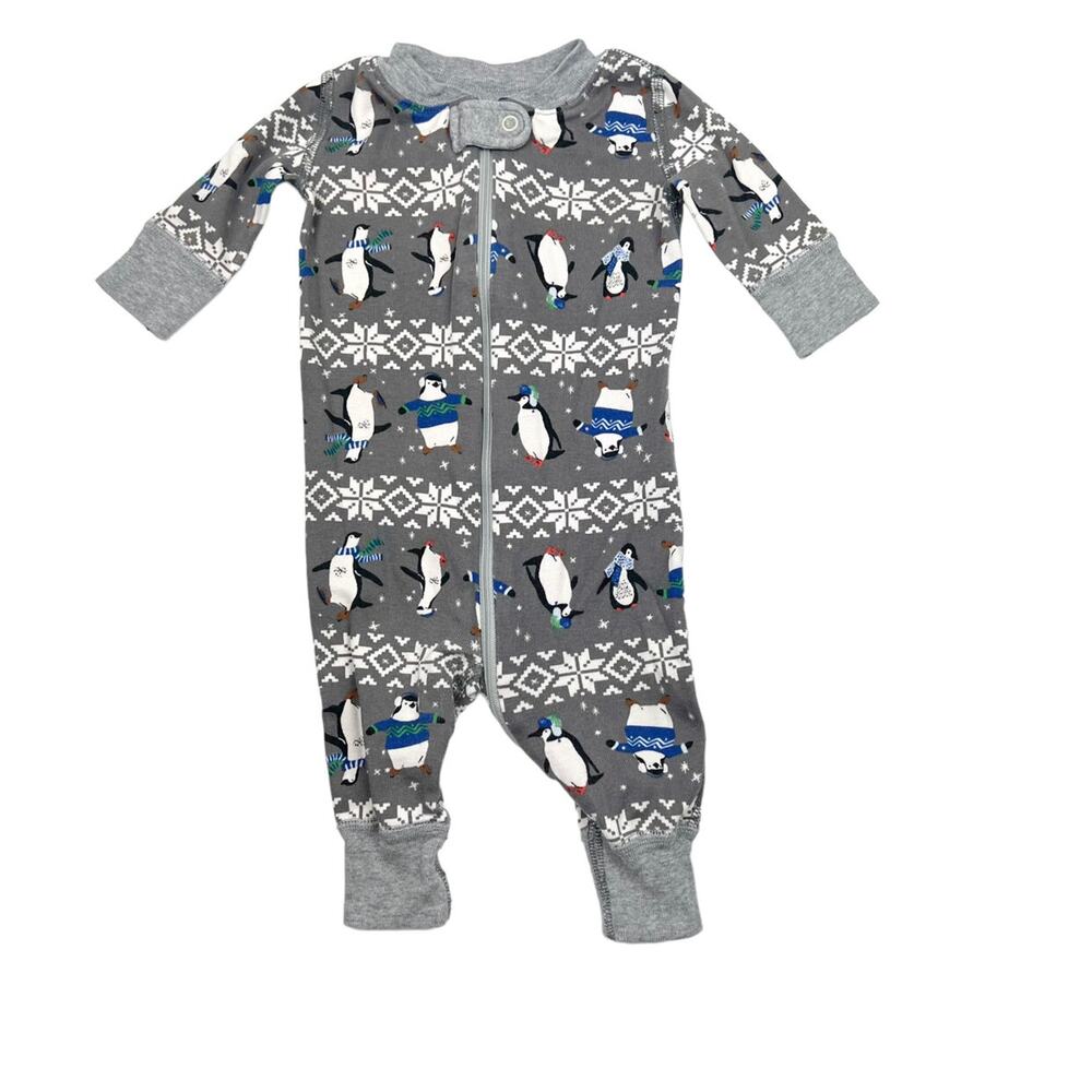 Hanna Andersson Organic Fair Isle Penguin Pajamas